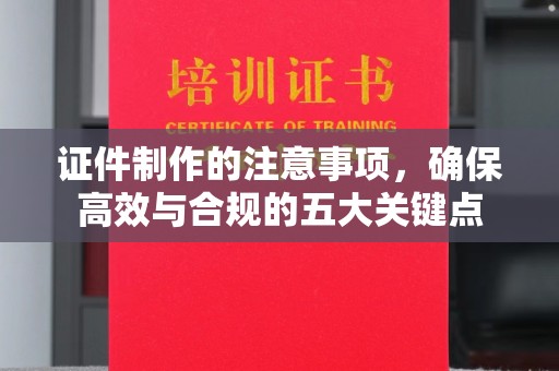 长安证件制作的注意事项，确保高效与合规的五大关键点