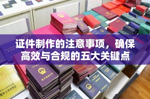 长安证件制作的注意事项，确保高效与合规的五大关键点