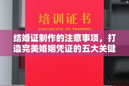 长安结婚证制作的注意事项，打造完美婚姻凭证的五大关键点