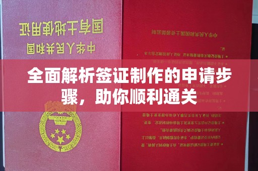 长安全面解析签证制作的申请步骤，助你顺利通关
