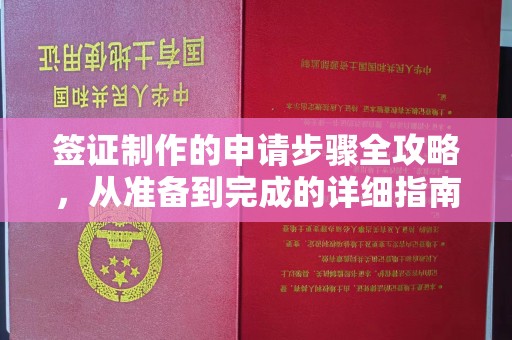 长安签证制作的申请步骤全攻略，从准备到完成的详细指南