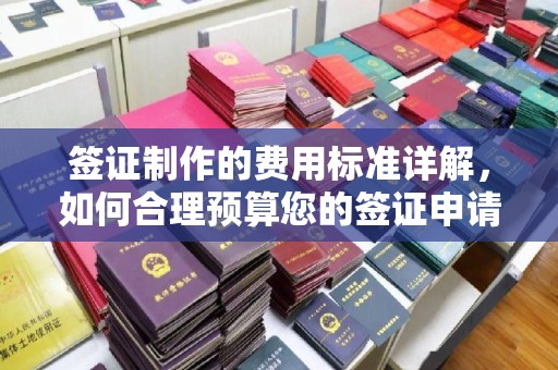 长安签证制作的费用标准详解，如何合理预算您的签证申请成本